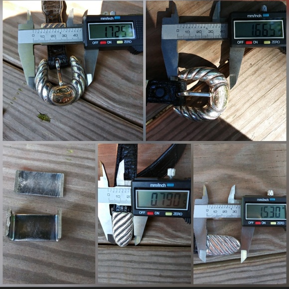 A. HYKES 14k Sterling Gator Belt Rare Ventage - Picture 8 of 8